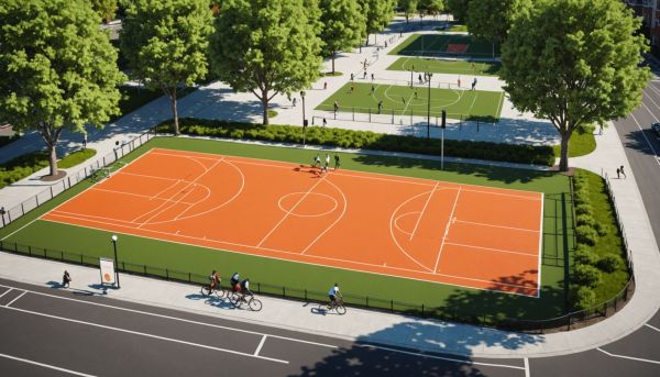 Amenagement urbain et equipements sportifs de proximite